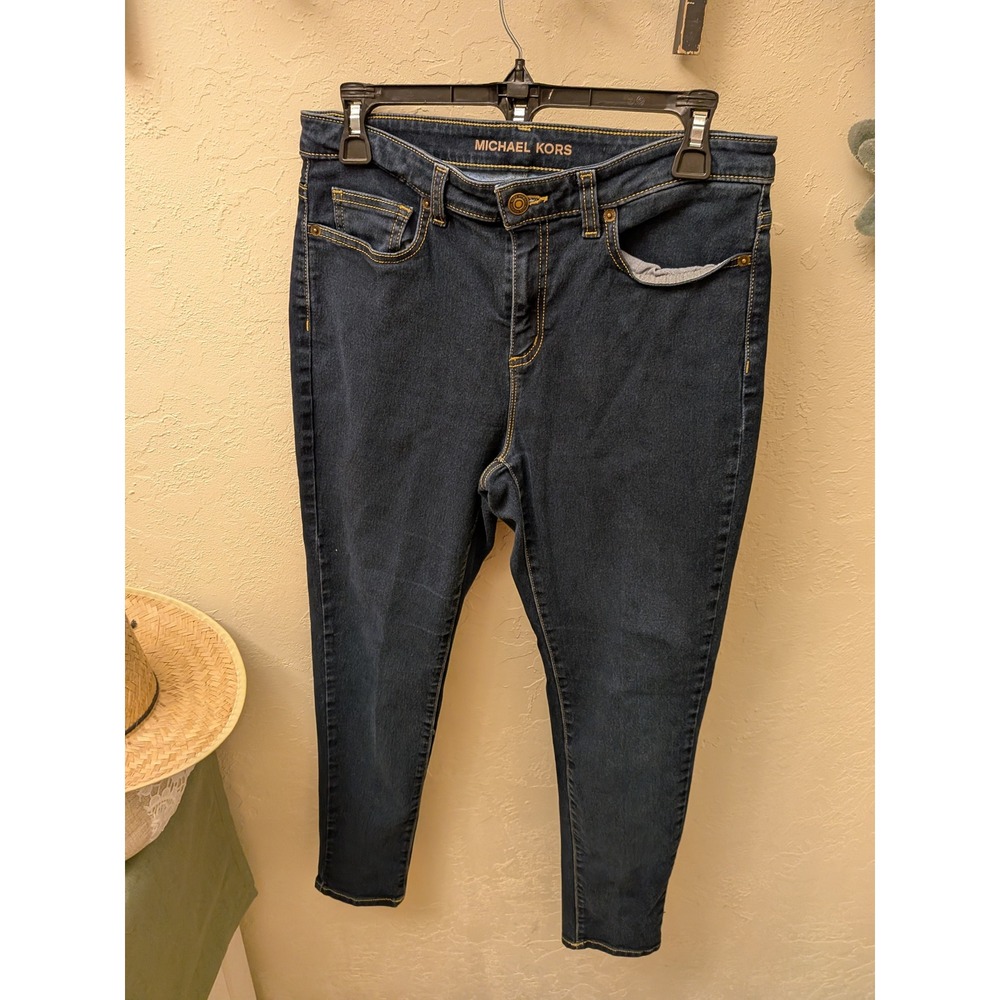 Michael Kors‎ Womens Dark Wash Skinny Jeans Size Unknown